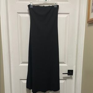 See You Monday | Strapless | Black | Bandeau Slouchy Style Dress |PullOn |Size L